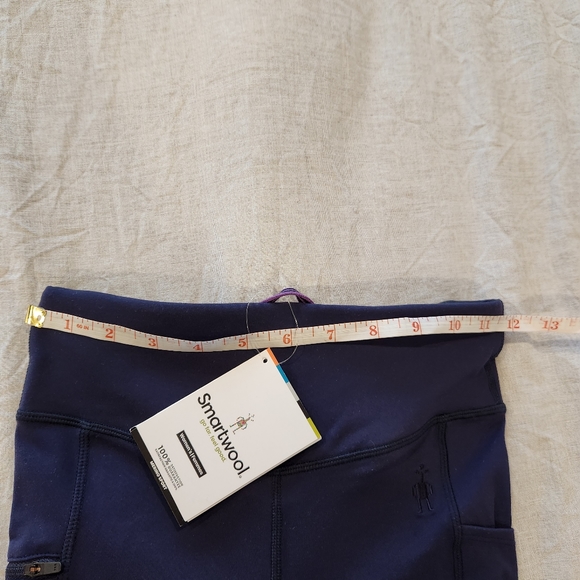 Nwt Smartwool moto tights leggings navy - Picture 4 of 9